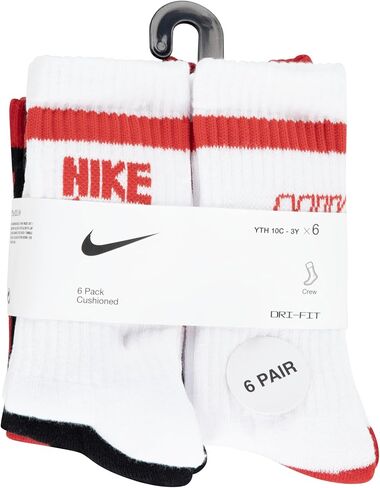مجموعة جوارب Nike Everyday Cushion من 6 أزواج (للأطفال الصغار/الأطفال الكبار) in Saudi Arabia