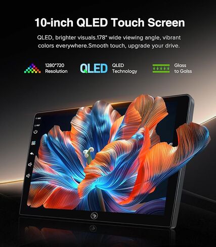 QLED Linux Car Stereo for Honda Accord 2008-2013 (8th Gen) - Fast Boot Wireless CarPlay & Android Auto Radio, AHD 1080P Backup Camera, Bluetooth, SWC, AM/FM, Dash Kit Replacement in Kuwait