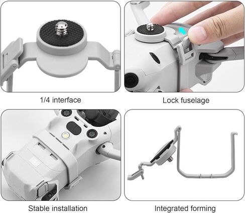حامل ثلاثي القوائم من Qinlorgo Drone، حامل وسادة إسفنجية لجهاز Mini 4 Pro، مع تصميم مدمج خفيف الوزن لملحقات الكاميرا in Kuwait