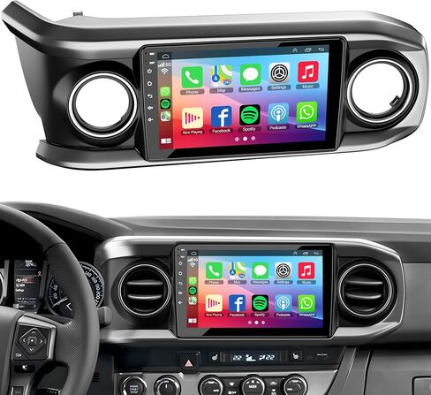 8 Core Car Radio for Lexus GX470 Upgrade Head Unit 2002-2009, Android 14 Stereo GPS Navigation IPS 1280 * 800 Touch Screen, Wireless Carplay and Android Auto, Backup Camera (Fits Auto AC) in Kuwait