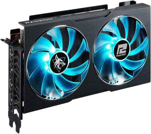 بطاقة رسومات الألعاب PowerColor Hellhound AMD Radeon RX 6600 XT مع ذاكرة GDDR6 سعة 8 جيجابايت، مدعومة بـ AMD RDNA 2، HDMI 2.1 in Kuwait