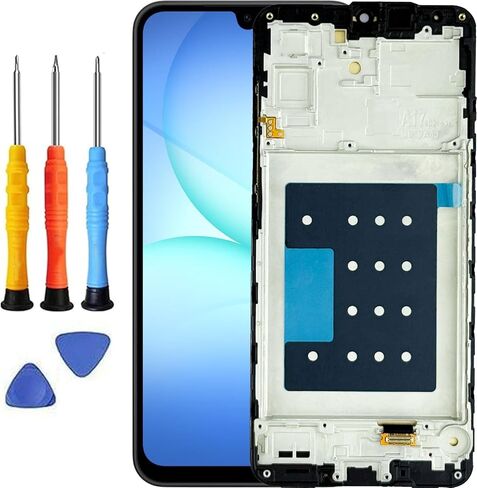 for Samsung Galaxy A17 5G Screen Replacement for Samsung A17 Screen Replacement with Frame SM-A176u1 A176a A176w S176dl A176P LCD Display digitizer Touch Screen 6.6 Inch in Kuwait