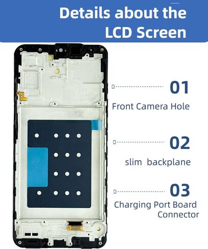 for Samsung Galaxy A17 5G Screen Replacement for Samsung A17 Screen Replacement with Frame SM-A176u1 A176a A176w S176dl A176P LCD Display digitizer Touch Screen 6.6 Inch in Kuwait