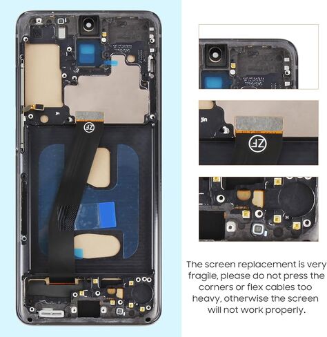INCELL لهاتف Samsung Galaxy S20 5G استبدال الشاشة لجهاز Galaxy S20 5G شاشة LCD تعمل باللمس محول رقمي SM-G981F SM-G981U (أسود مع إطار، لا توجد وظيفة بصمة الإصبع) (ليس لـ 4G وSM-G981N) in Kuwait