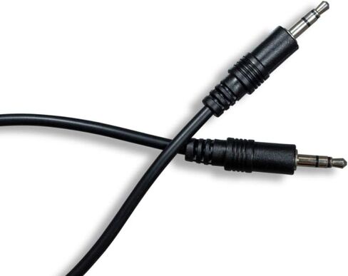 كيبليرا كابل صوت ستيريو 3.5 ملم 28AWG كابل صوت أسود (ZCUUFEMM-06) in Kuwait