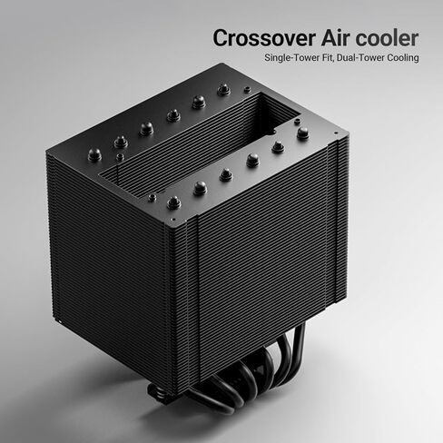 مبرد هواء وحدة المعالجة المركزية ID-COOLING FROZN A620 SLK، تصميم برج هجين فردي/مزدوج، مراوح مزدوجة مضادة للدوران، 6 أنابيب حرارة غير متماثلة، سهل التركيب، توافق عالي مع ذاكرة الوصول العشوائي، لـ Intel وAMD in Kuwait