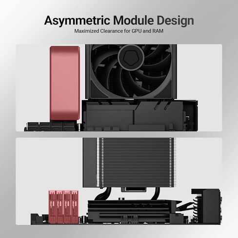 مبرد هواء وحدة المعالجة المركزية ID-COOLING FROZN A620 SLK، تصميم برج هجين فردي/مزدوج، مراوح مزدوجة مضادة للدوران، 6 أنابيب حرارة غير متماثلة، سهل التركيب، توافق عالي مع ذاكرة الوصول العشوائي، لـ Intel وAMD in Kuwait