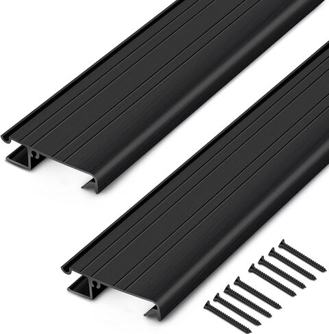 Threlaco 2 Pack 2 x 36 Inch Exterior Door Sill Threshold Extender Strip Mill Aluminum Snap Fit Building Door Threshold Suitable for Window Sill Floor Vinyl Mat Edge (Sliver) in Saudi Arabia