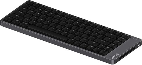 LOFREE Flow2 Low-Profile Mechanical Keyboard, CNC Aluminum Body with Gasket Mount, Tri-Mode Wireless, Hot-Swappable & VIA Compatible, Side Touch Bar, for Mac/Windows (Space Gray, 84 Keys) in Kuwait