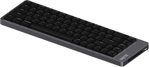 LOFREE Flow2 Low-Profile Mechanical Keyboard, CNC Aluminum Body with Gasket Mount, Tri-Mode Wireless, Hot-Swappable & VIA Compatible, Side Touch Bar, for Mac/Windows (Space Gray, 100 Keys) in Kuwait