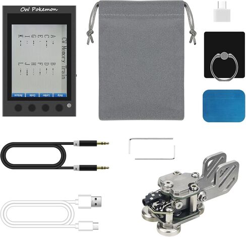 HAMCUBE PRO Morse Code Trainer Kit, HAM CW Trainer with Stainless Steel Paddle Key, 2.8" LCD CW Practice Device in Kuwait