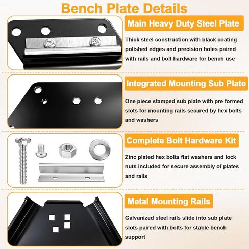 طقم لوحة مقاعد 90251 متوافق مع نظام Lee Reloading Press Precision Workbench Bracket Steel Workbench نظام التحرير السريع يناسب موديلات 90045 90052 90030، أسود in Kuwait