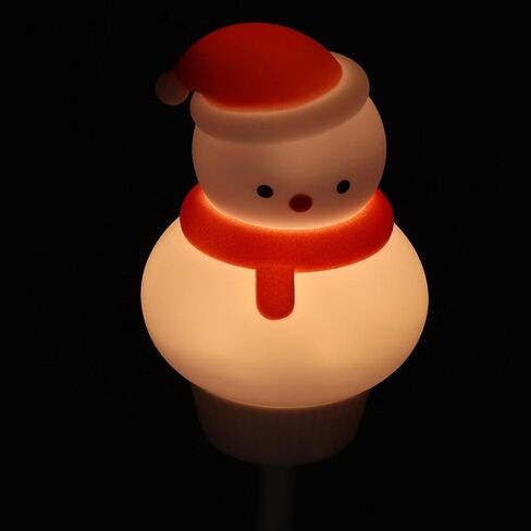 Mini USB LED Lamp Snowman Shape, Flexible Bendable Reading Light, USB Powered Plug and Play - Energy Saving, Portable Nightlight for Bedside Study and Camping in Kuwait