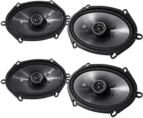 4X Kicker 46CSC684 CS Series 6 × 8 بوصة 225 وات بحد أقصى محوري EVC 2 Way مكبرات صوت للسيارة in Kuwait