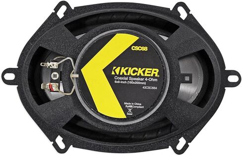 4X Kicker 46CSC684 CS Series 6 × 8 بوصة 225 وات بحد أقصى محوري EVC 2 Way مكبرات صوت للسيارة in Kuwait
