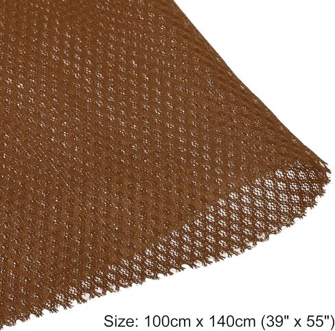 uxcell Brown Speaker Mesh Grill Cloth (not Cane Webbing) Stereo Box Fabric Dustproof Cloth 100cm x 140cm 40 Inches x 55 Inches in Kuwait