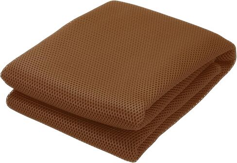 uxcell Brown Speaker Mesh Grill Cloth (not Cane Webbing) Stereo Box Fabric Dustproof Cloth 100cm x 140cm 40 Inches x 55 Inches in Kuwait