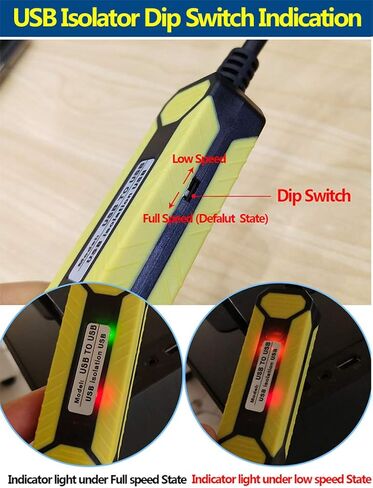AMSAMOTION USB Isolator ADUM4160 USB to USB ADUM3160 Full Speed Low Speed Industrial Module Support 12Mbps 1.5Mbps in Kuwait