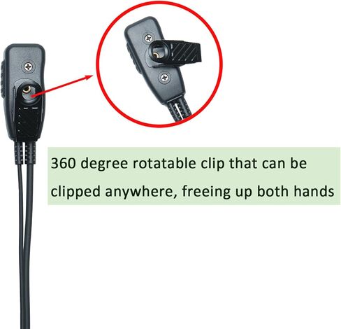 سماعة رأس على شكل C مع ميكروفون PTT متوافقة مع Cobra Microtalk PX655 Cxt195 Cx112 PX650 ACXT1035r ACXT145 ACXT545 RX385 RX685 جهاز اتصال لاسلكي ثنائي الاتجاه in Kuwait