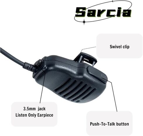 ميكروفون مكبر صوت محمول على الكتف عن بعد 1 دبوس 2.5 مم مع PTT متوافق مع كوبرا PX655 PX650 CXT195 RX380 RX385 RX680 RX685 ACXT145 ACXT345 ACXT645 أجهزة الراديو ثنائية الاتجاه، 6 أجهزة كمبيوتر in Kuwait
