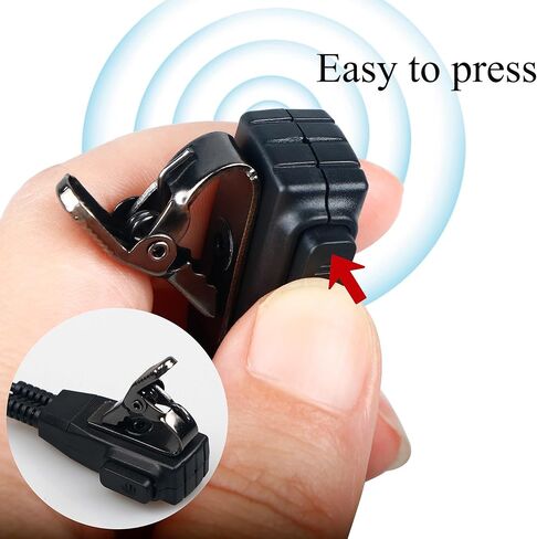 Walkie Talkie Headset for Midland Acoustic Tube Earpiece with Mic PTT for GXT1000VP4 LXT500VP3 GXT1050VP4 GXT1000XB, Two Way Radio Ear Piece for Walkie-Talkie, Pack of 5 in Kuwait