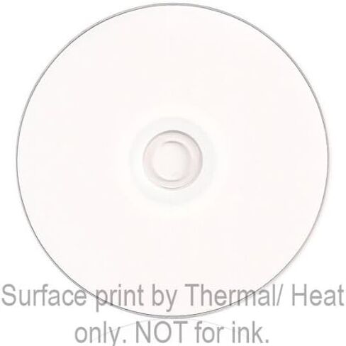 Smartbuy 100 قرص 700 ميجابايت/80 دقيقة 52x CD-R قرص حراري أبيض قابل للطباعة قابل للتسجيل + قماش من الألياف الدقيقة مجانًا in Kuwait