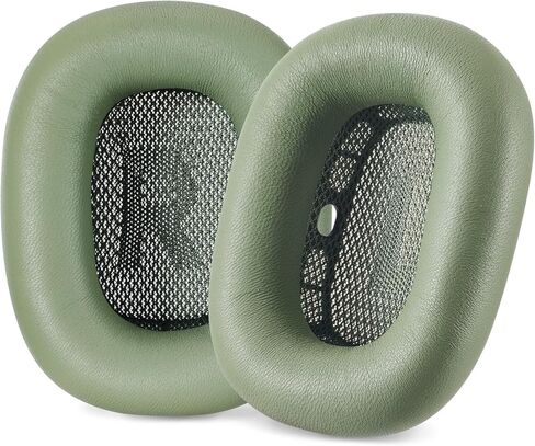 AHG Accessory House Global Sheepskin Leather Replacement air pods max Ear Cushions Pads Compatible with Apple AirPods Max Headphones (Space Gray). Easy DIY Fit | High-Density Foam | Strong Magnet in Kuwait