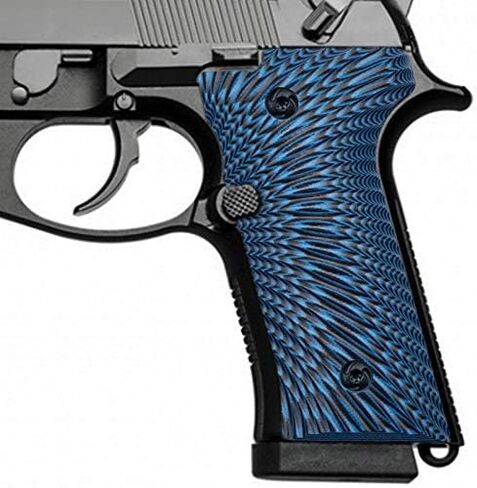 مقابض Guuun G10 لـ Beretta M9A3 وBeretta 92 Vertec، Beretta 92X Not 92x Performance، نسيج تكتيكي Sunburst in Kuwait