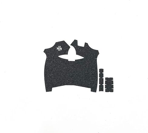 أجزاء مسدس تعزيز قبضة المسدس المطاطية المزخرفة من Handleitgrips لـ Smith and Wesson Shield ez 380 in Kuwait