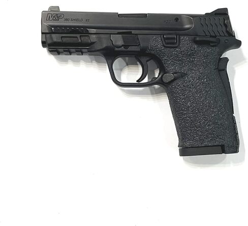 أجزاء مسدس تعزيز قبضة المسدس المطاطية المزخرفة من Handleitgrips لـ Smith and Wesson Shield ez 380 in Kuwait