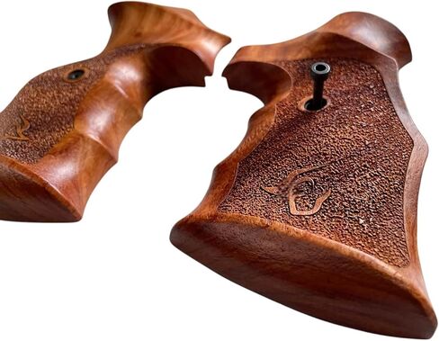 New Padauk Wood Grip for Taurrus Medium/Large Frame Square Butt .357 M44, 65, 80, 82, 83, 96, 431, 441, 607, 669 All Rough Pattern in Kuwait
