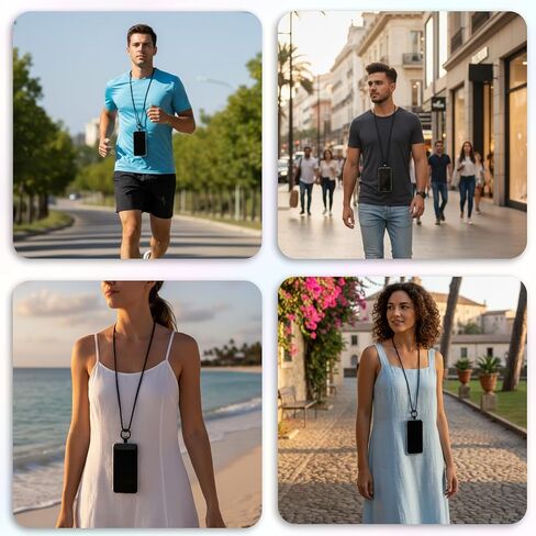 6PCS Phone Tether Tab, Universal O Ring Clasps for Phone Strap Holder, Anti-Theft Cell Phones Patch Without Adhesive in Kuwait