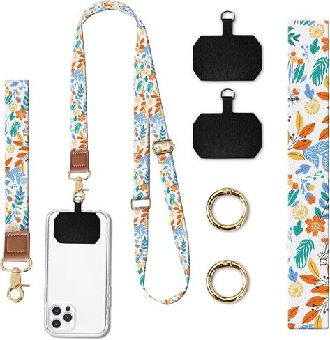 Phone Lanyard Crossbody Wrist Strap, Universal Adjustable Neck Strap for Phone Case Keys ID Badges in Kuwait