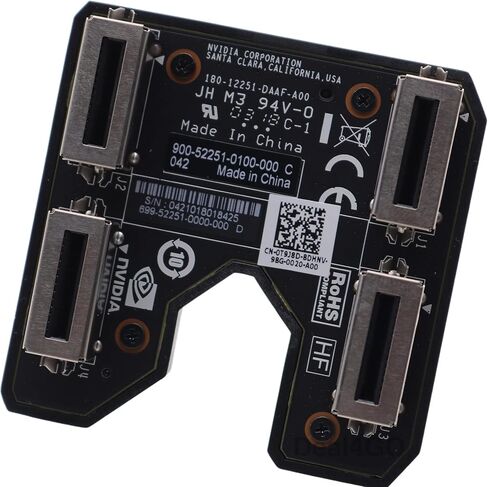 Deal4GO 40.64mm GeForce GTX SLI Bridge DAAF 2-Way 2-Slot T9J8D 920630-001 بديل لـ Dell Precision 7920 7910 5820 أو HP Z4 G4، Z6 G5، Z8 G5 in Kuwait