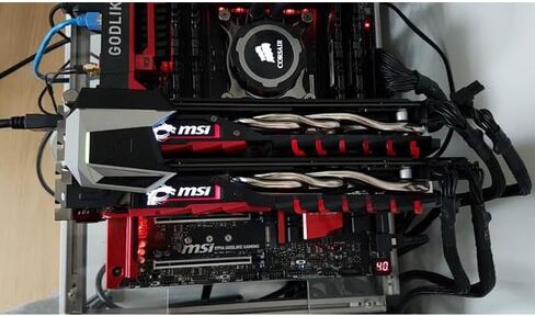 Deal4GO 40.64mm GeForce GTX SLI Bridge DAAF 2-Way 2-Slot T9J8D 920630-001 بديل لـ Dell Precision 7920 7910 5820 أو HP Z4 G4، Z6 G5، Z8 G5 in Kuwait