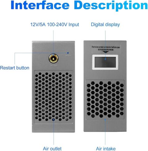 Bitcoin Miner LV07 Pro Solo Lottery Mining | معدل تجزئة عالي 3TH/s BM1370 ASIC، 55 ديسيبل فائق الهدوء، SHA-256 مع PSU للاستخدام المنزلي in Kuwait