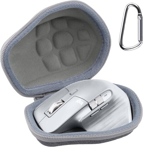Aenllosi for Logitech MX Master 4/3/3S/2S Wireless Mouse Hard Carrying Protective Storage Case, Gray (Case Only) in Kuwait