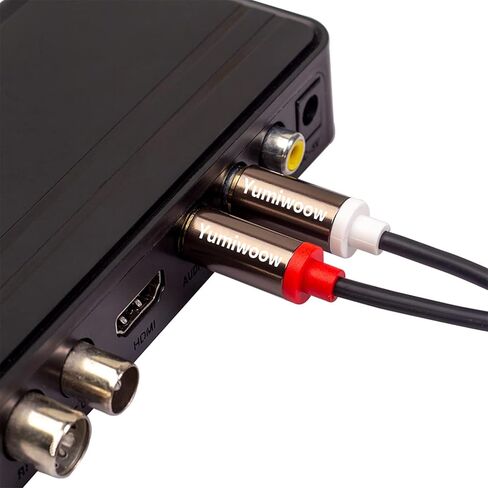 كابل 3.5 ملم إلى RCA، 3.3FT RCA ذكر إلى Aux محول الصوت HiFi Sound Headphone Jack محول غلاف معدني RCA Y Splitter RCA سلك مساعد 1/8 إلى موصل RCA للهاتف ومكبر الصوت MP3 والكمبيوتر اللوحي HDTV (عبوتان) in Kuwait
