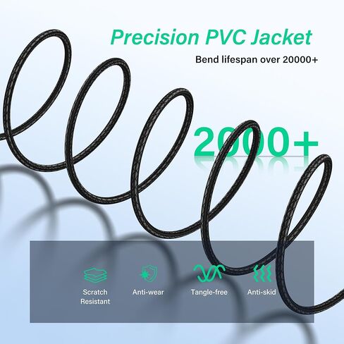 SinLoon 6.35 مم TRS إلى 2 RCA كابل صوت 1/4 بوصة ستيريو ذكر إلى ثنائي RCA Y كابل مقسم لمشغلات DVD ومكبرات الصوت 1.8M/6Ft (RCA-ذكر) in Kuwait