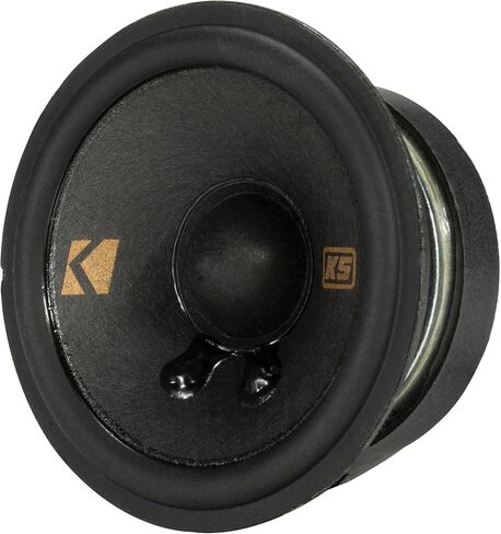 نظام مكبر صوت متوسط ​​من KICKER 51KSC2704، تصميم كامل المدى، زوج واحد (1)، 2.75 بوصة (70 مم) نطاق متوسط/مكبر صوت معالج بالأشعة فوق البنفسجية، محيط مطاطي قوي، 50 واط RMS، 100 واط الذروة (متجدد) in Kuwait