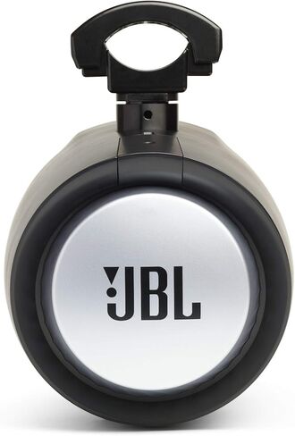 مكبر صوت JBL MT8HLB 8 بوصة ثنائي الاتجاه Marine Tower مع مكبر صوت مضغوط محمل بقرن 1 بوصة - أصوات سوداء ورطبة HTX2 2 Ch. أمبير in Kuwait