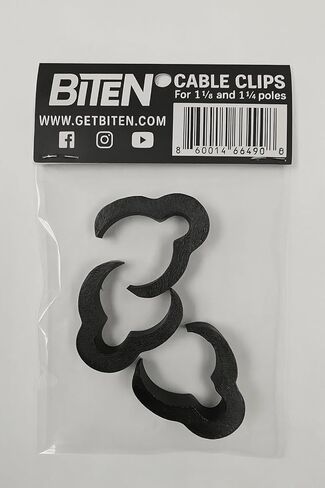 مشابك كابل BITEN - مشبك إدارة كابل عمود محول الطاقة المكون من 3 قطع - يناسب أعمدة 1 1/8 بوصة و1 1/4 بوصة - هدف FFS Garmin Livescope Lowrance النشط in Kuwait