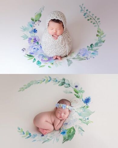 Newborn Photography Props Bed + Newborn Posing Table with Beanbag(Unfilled) and 6 Clips Baby Photoshoot Props Handcrafted Rustic Wooden Posing Bed for Professional Photographers Newborn Photo Session in Kuwait