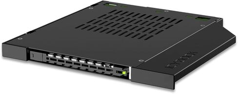 ICY DOCK ToughArmor MB411V4PO-2B 7mm U.2/U.3 SSD Mobile Rack Adapter for 9.5mm Ultra Slim ODD Drive Bay (1 x OCulink 4i SFF-8612) in Kuwait