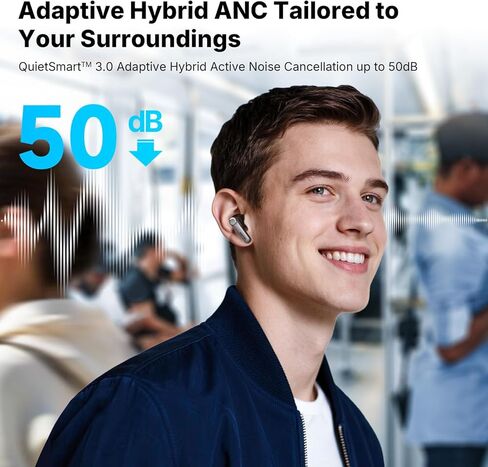 سماعات أذن لاسلكية EarFun Air Pro 4+ بخاصية إلغاء الضوضاء المتكيفة، Qualcomm aptX Lossless، مشبك للسائقين المزدوجين 2 سماعات أذن مفتوحة، سماعات رأس بمشبك in Kuwait