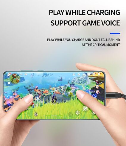 شاحن سماعة الرأس iPhone USB-C إلى 3.5 مم 2 في 1 محول DAC من النوع C Jack Audio Splitter Aux Dongle ملحقات سلك الشحن المتوافقة مع Samsung Galaxy Apple 15 Pro Max Plus iPad 10、Air4/5、Mini6、12.9 in Kuwait