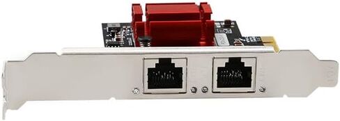 بطاقة شبكة PCIe مزدوجة المنفذ بسرعة 1 جيجابت في الثانية مع شريحة Intel 82576، ومحول جيجابت إيثرنت متقارب، وبطاقة PCI Express NIC بمنفذين RJ45 لدعم الخادم Windows/Windows Server/Linux/Freebsd/DOS in Kuwait