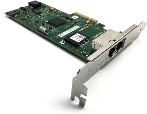 بطاقة الشبكة Dell V5XVT Intel I350-T2 ثنائية المنفذ PCI-E ETHERNET D/PN: 0V5XVT in Kuwait