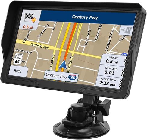 نظام تحديد المواقع العالمي (GPS) لشاحنة السيارة RV، نظام تحديد المواقع العالمي (GPS) بشاشة تعمل باللمس مقاس 9 بوصة للسيارة، 2026 خرائط تحديثات مجانية مدى الحياة، ملاحة خطوة بخطوة مع توجيه صوتي، كاميرا السرعة وتنبيهات الضوء الأحمر، توجيه مخصص للشاحنة in Kuwait