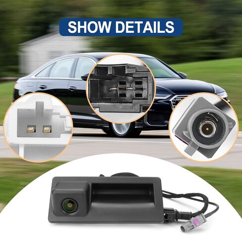Backup Rear Camera Compatible with Audi A4 A5 S5 A6 A7 Allroad Q3 Q5 S4 RS5 Replaces 5N0827566AA in Kuwait